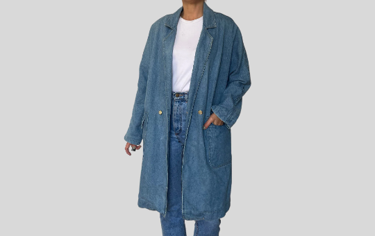 Vintage Denim Long jacket