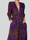 Vintage Women Paisley long Dress