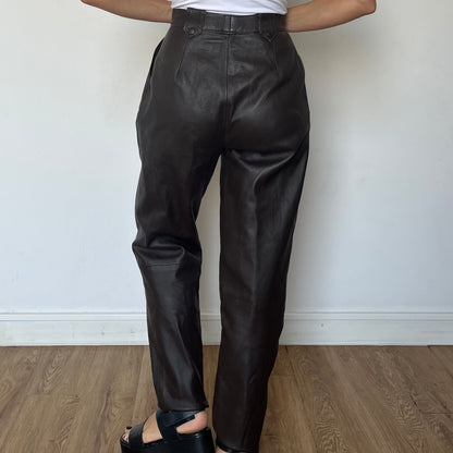 Brown Leather trousers
