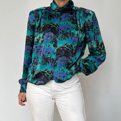 Vintage Abstract blouse by Nicola