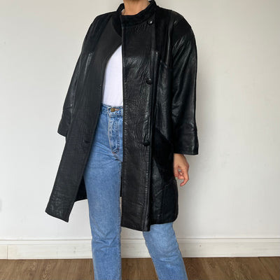 Oversize Leather jacket