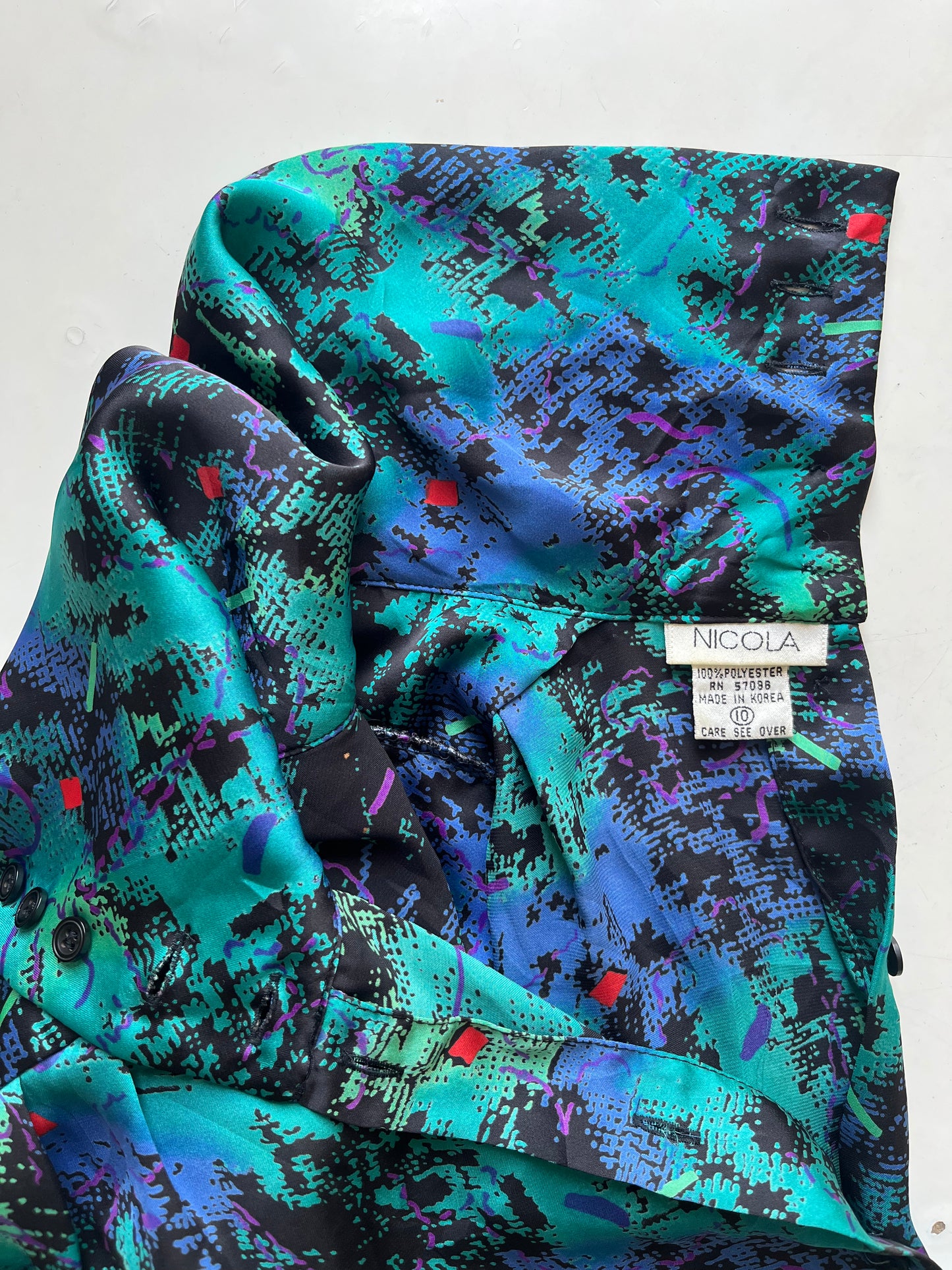 Vintage Abstract blouse by Nicola