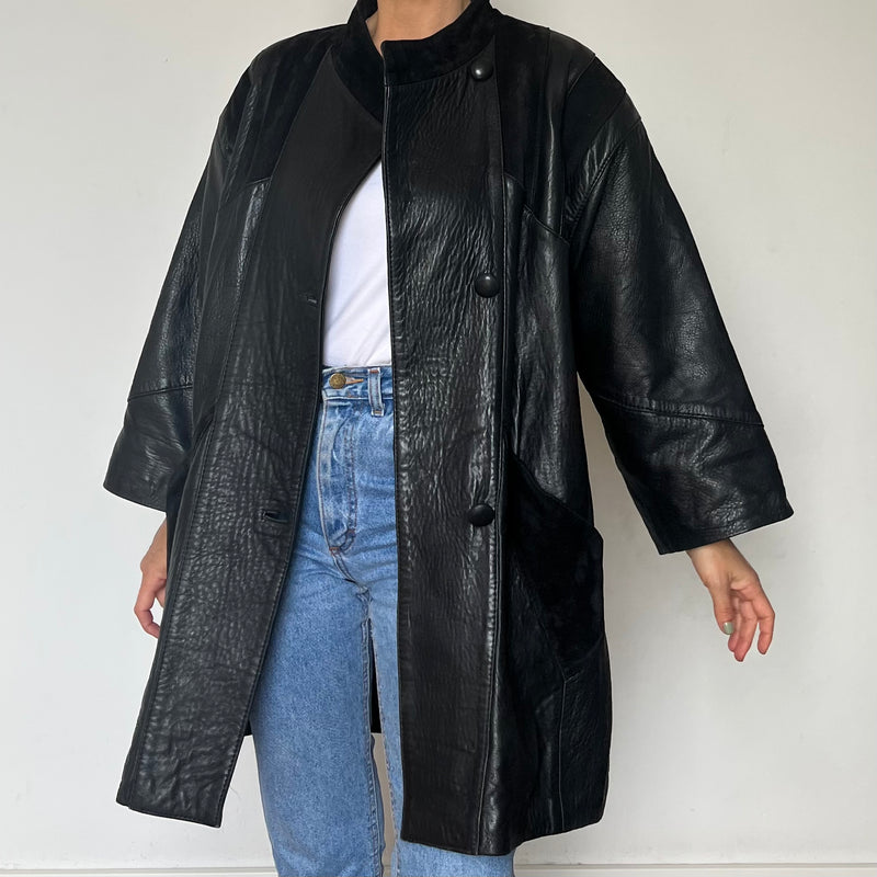 Oversize Leather jacket