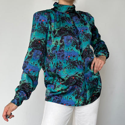 Vintage Abstract blouse by Nicola