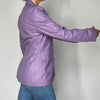 Vintage Purple leather blazer