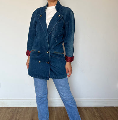 Austrian denim blazer