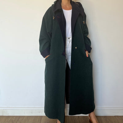 Austrian Wool Coat with hood