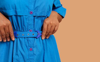 Blue Midi Dress