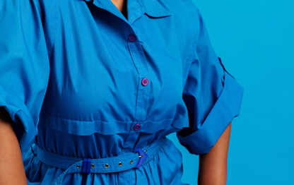 Blue Midi Dress