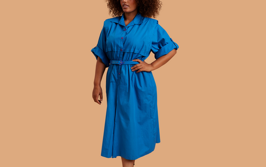Blue Midi Dress