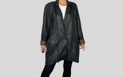 Overcoat Leather jacket