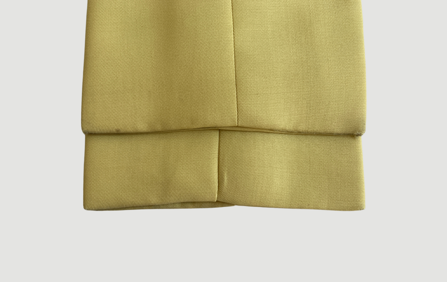 Wool Yellow Trousers