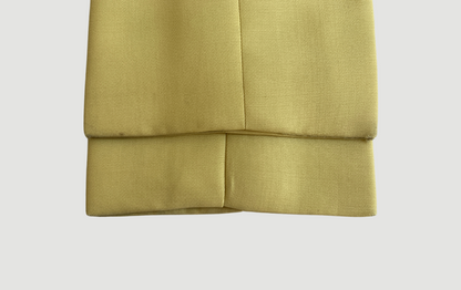 Wool Yellow Trousers