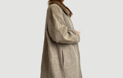 Gray Fur Coat