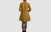 Mustard wool dress