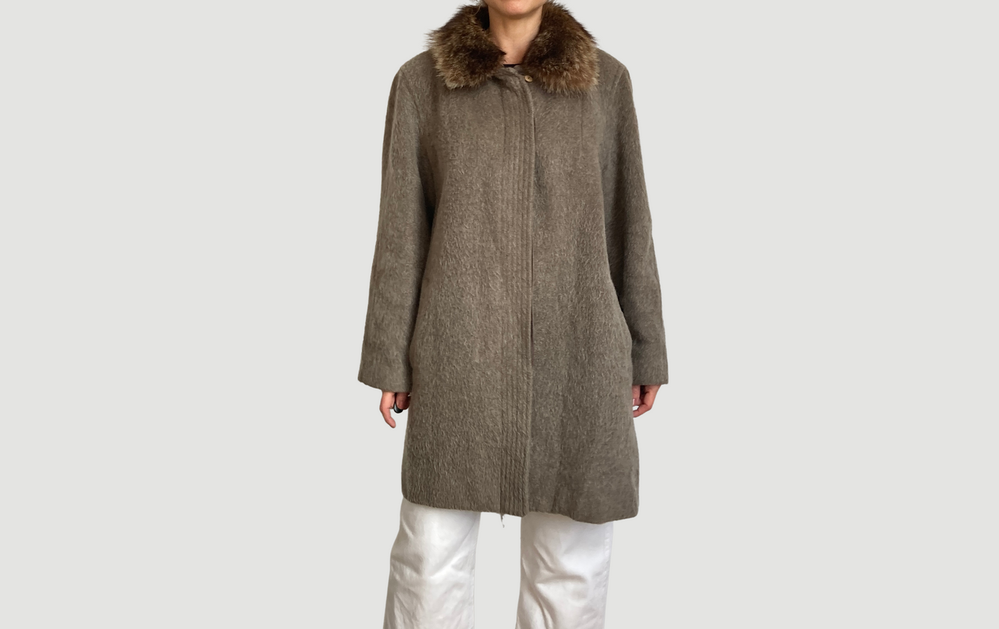 Gray Fur Coat