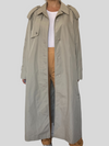 Beige Long Trench Coat