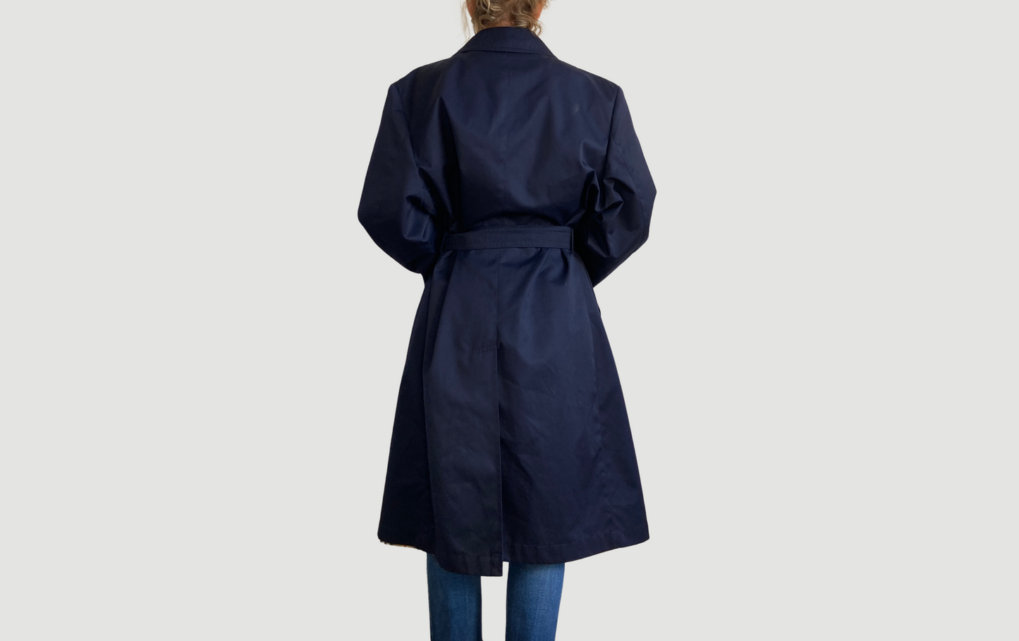Blue Trench Coat