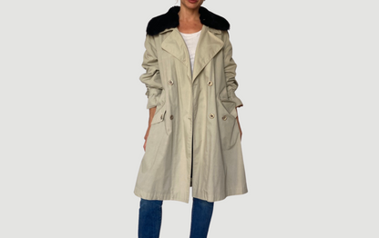Beige Trench Coat