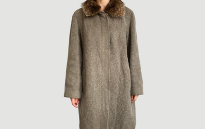 Gray Fur Coat
