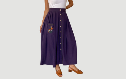 Purple skirt