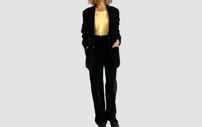 Black Velvet Suit