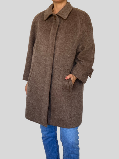 Llama Alpaca Mohair Wool Coat