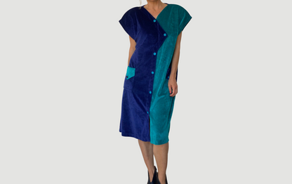 Blue & Turquoise Mod Dress