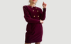 Burgundy Velvet dress