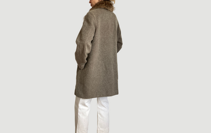 Gray Fur Coat