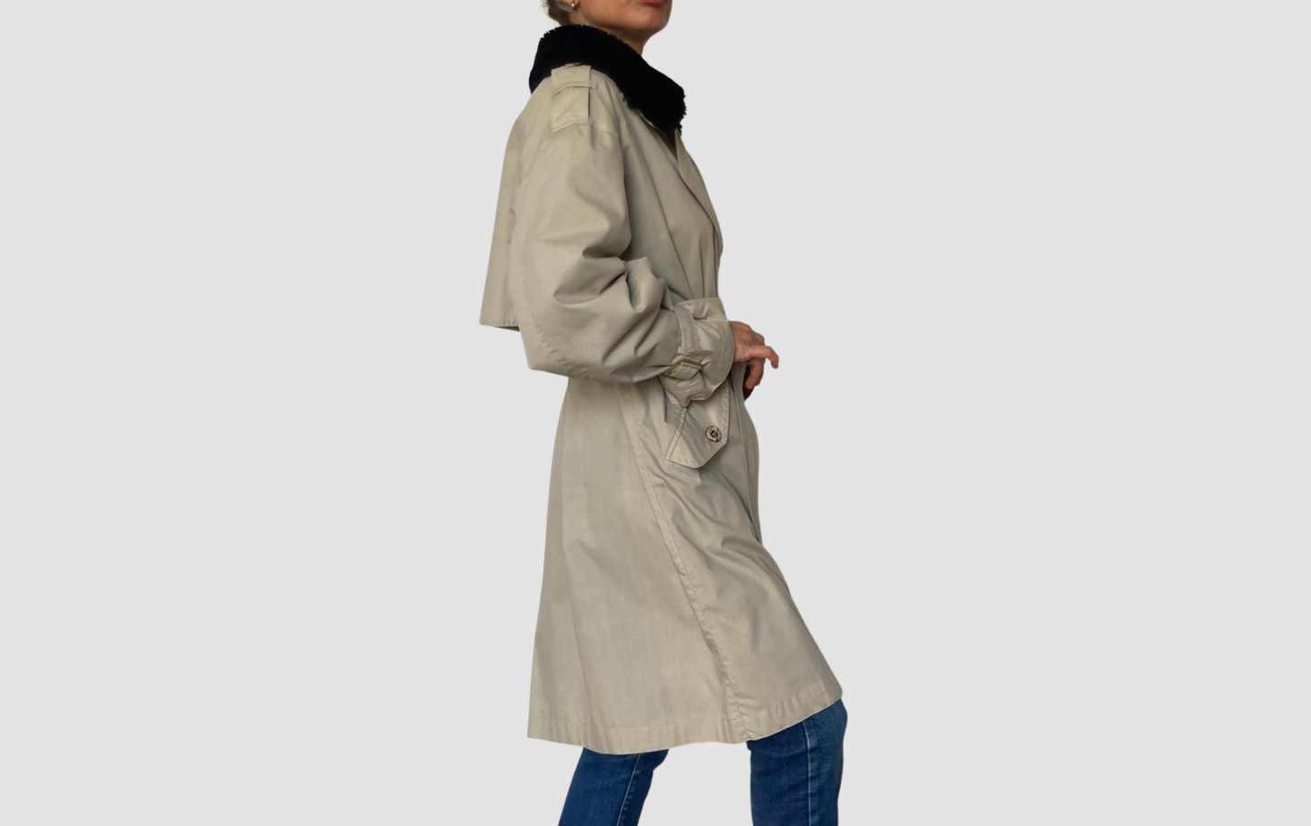 Beige Trench Coat