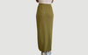 Green Wool skirt