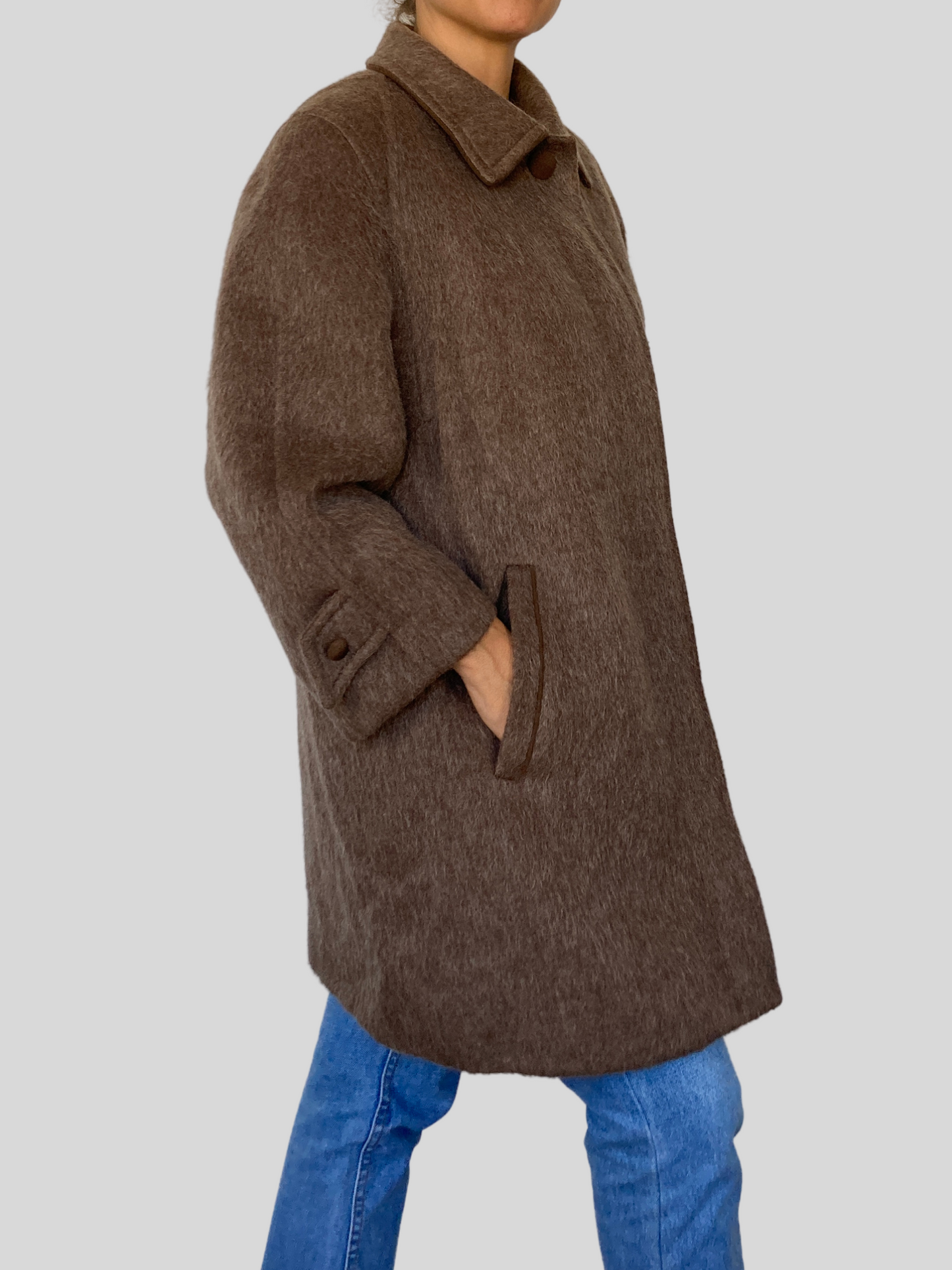 Llama Alpaca Mohair Wool Coat