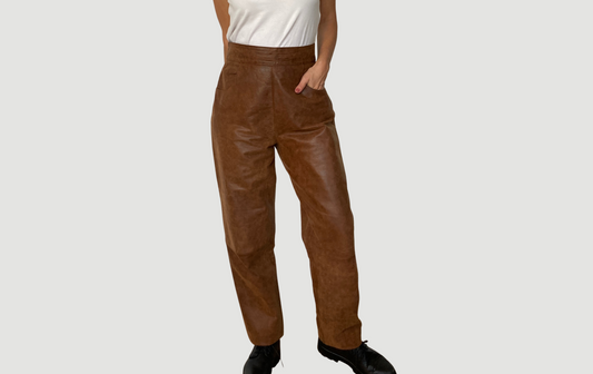 Brown Leather trousers