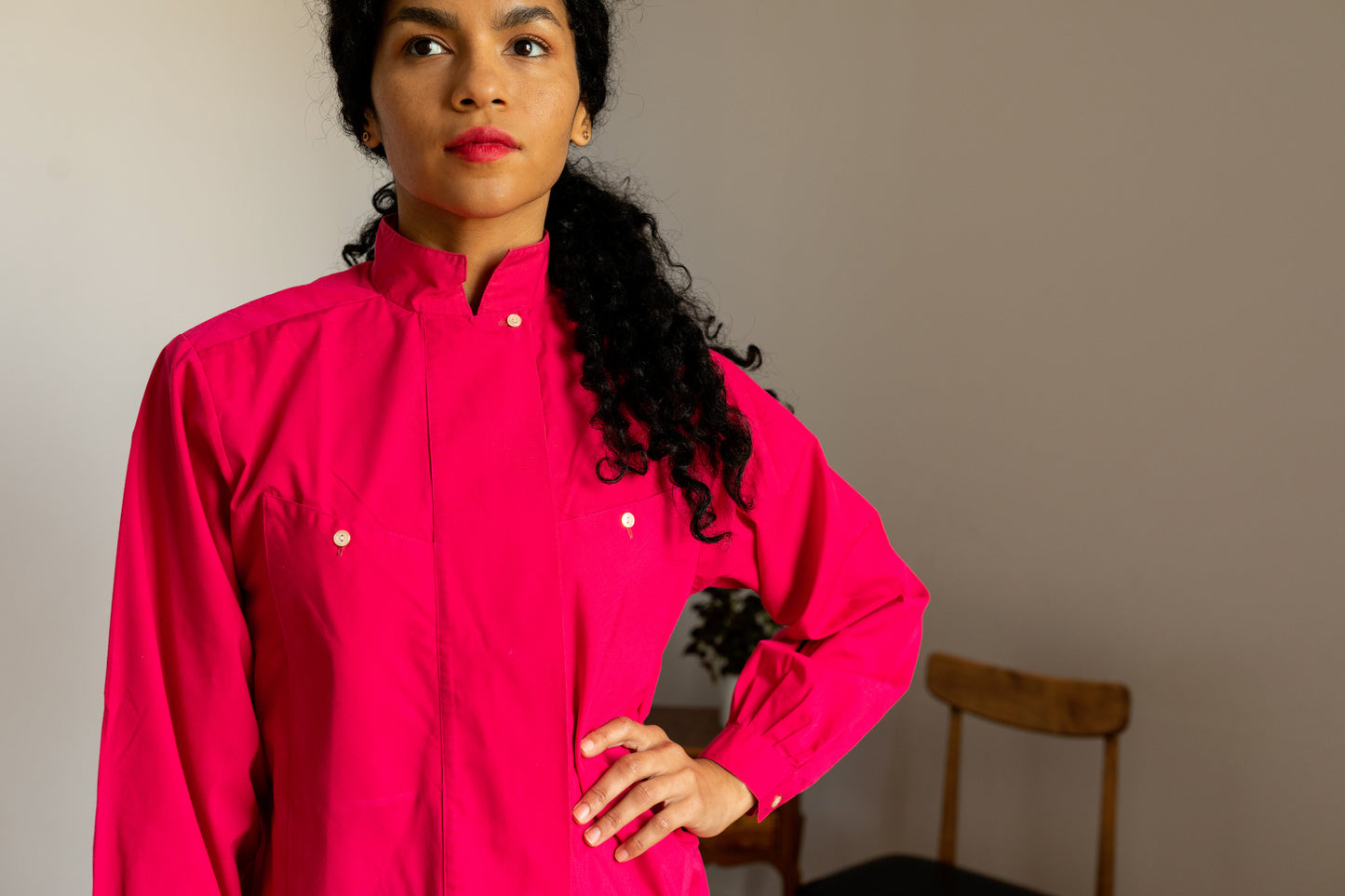 Fuchsia Blouse
