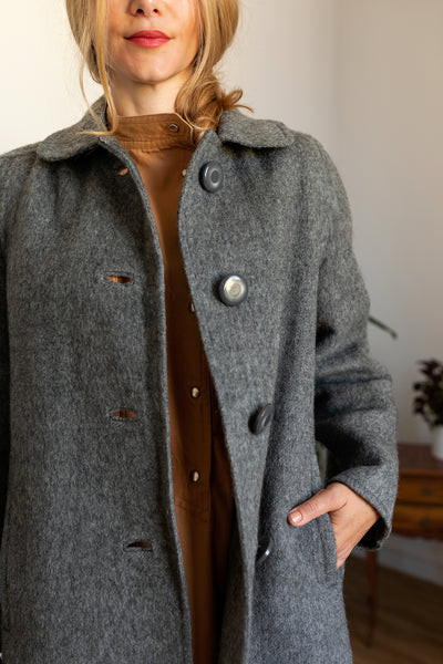 Gray wool Coat