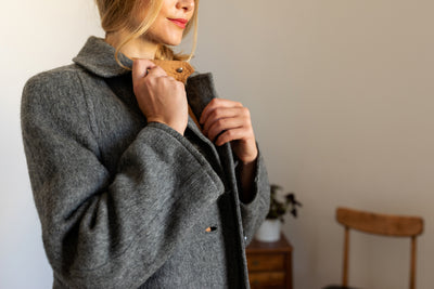 Gray wool Coat