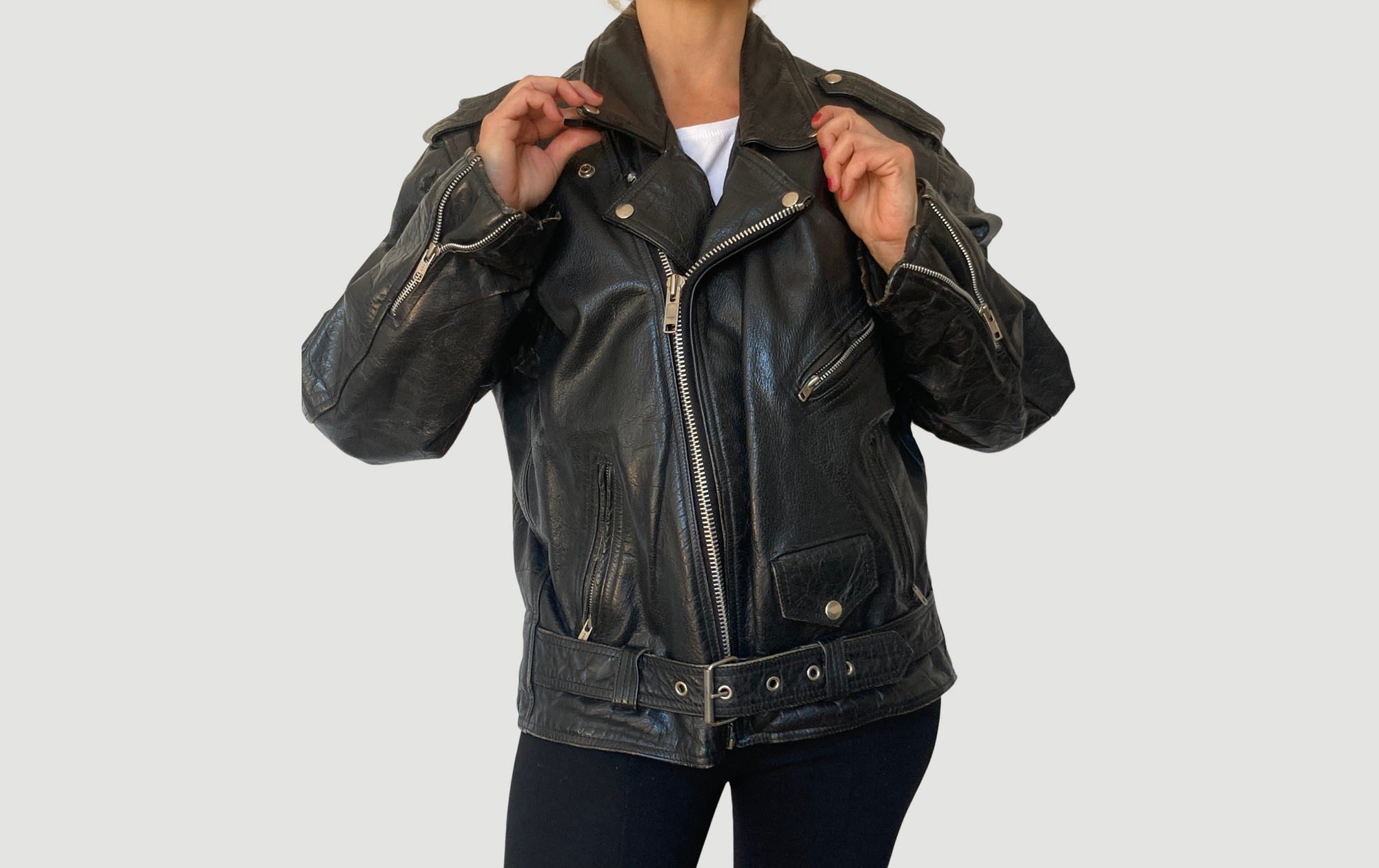 Heavy biker jacket