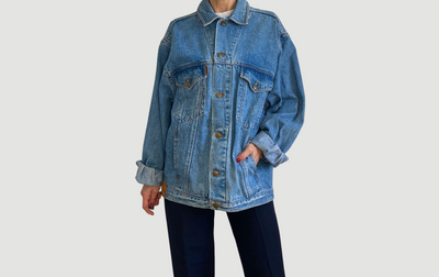 Oversized denim jacket