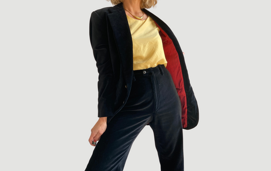 Black Velvet Suit