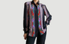 Black & Multicolour blouse