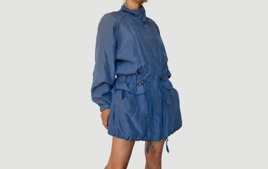 Blue Silk jacket