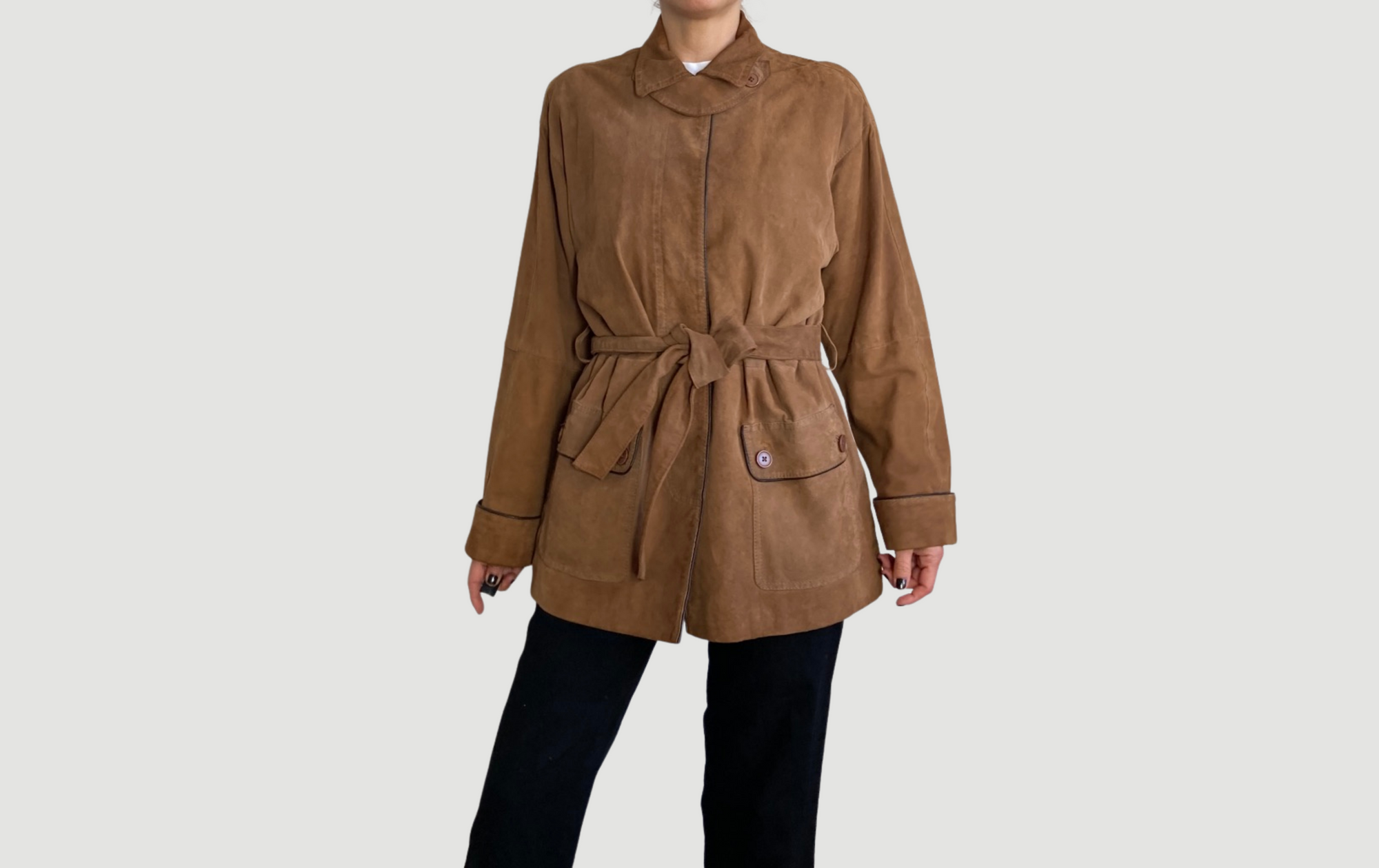 LOEWE Suede Coat