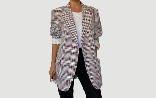 Plaid Blazer