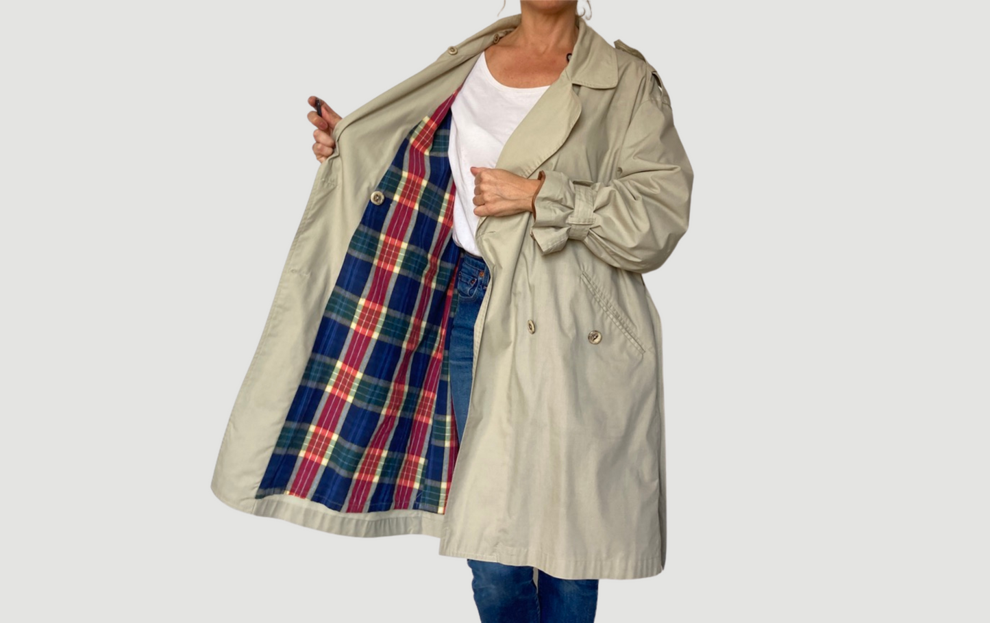 Beige Trench Coat