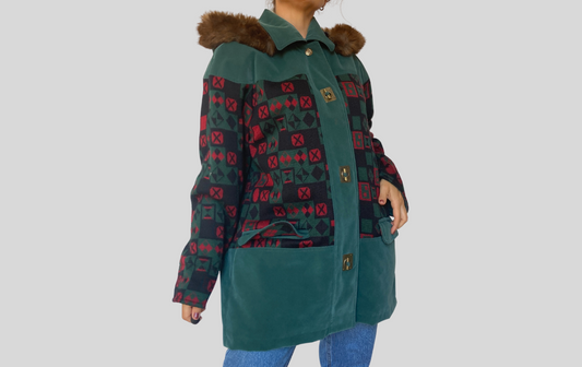 Green Parka jacket