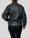 Bomber leather jacket