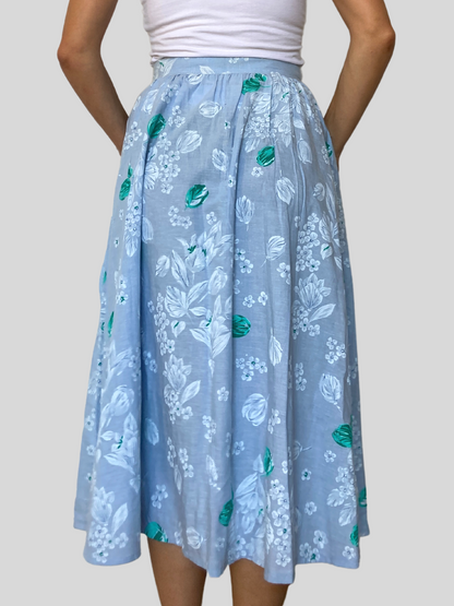 Old Stock Vintage Floral pocket skirt