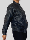 Bomber leather jacket