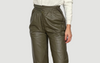 Green Leather trousers